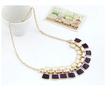 2015 Femme Statement Necklaces Gold Plated Stone Collier Colar Accessories Fashion Necklaces For Women Bijoux Jewelry