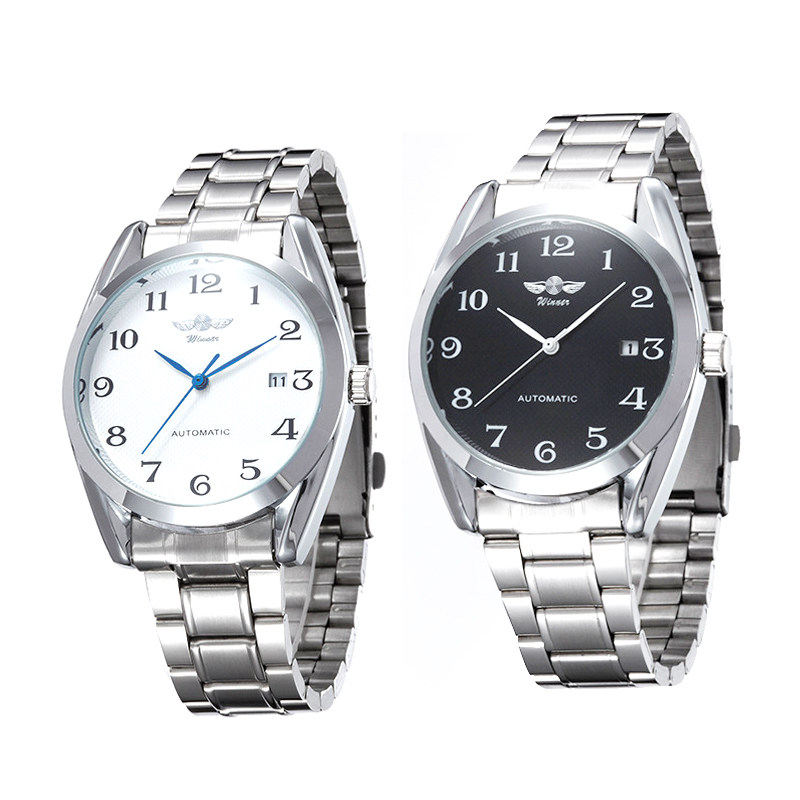 Watches Men 2015 Fashion Fully Automatic Mechanical Watches Stainless Steel Men Dress Watch