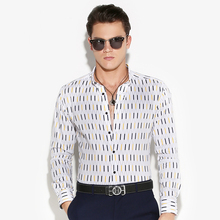 Hot Sale Mens Contrast Argyle font b Plaid b font Dress Shirt 2016 New Autumn Long