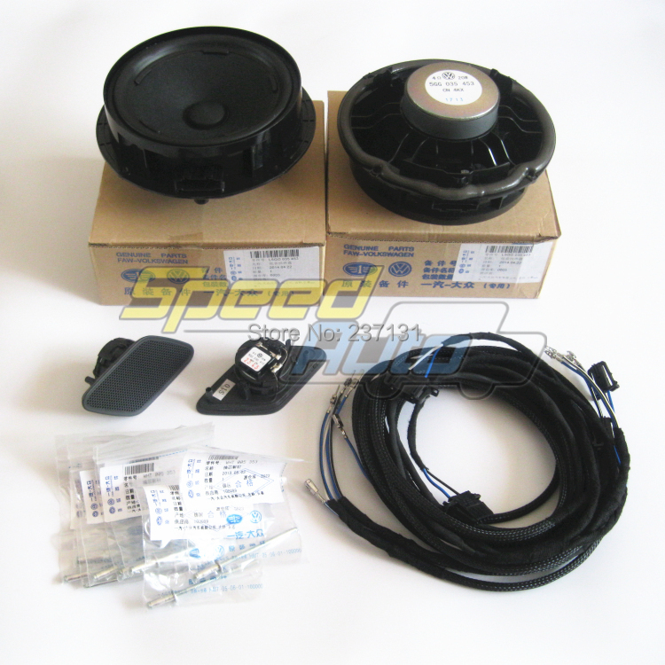 Volkswagen Oem Rear Door Dynaudio Loudspeaker Tweeters + Woofer Speaker 