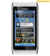 Refurbished Original Nokia N8 Cell Phone WIFI GPS 12MP 3G GSM 16GB ROM 3 5 Capacitive