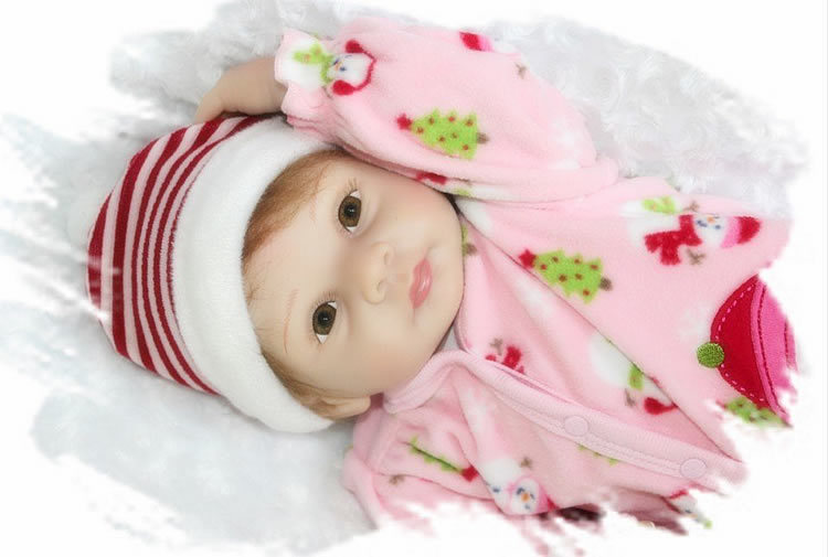 Newborn Baby Dolls That Look Real Realistic Baby Dolls For Kids Gift Very Soft Silicon Vinyl 22 Inch Reborn Baby Dolls for Sale