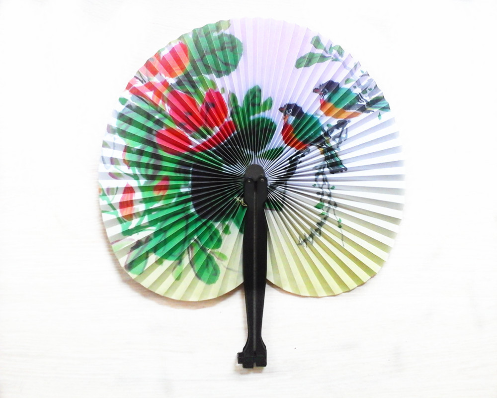Wholesale Paper Fan Holiday Sale Paper Hand Fan Folding Wedding Party