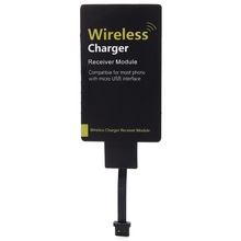 Ultrathin Convenient Micro USB Qi Charger Coil for Samsung Galaxy S4 Mini Active Mega 6 3