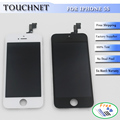 White Black LCD Display With Touch Screen Digitizer For iPhone 5S LCD Assembly Replacement Free Shipping