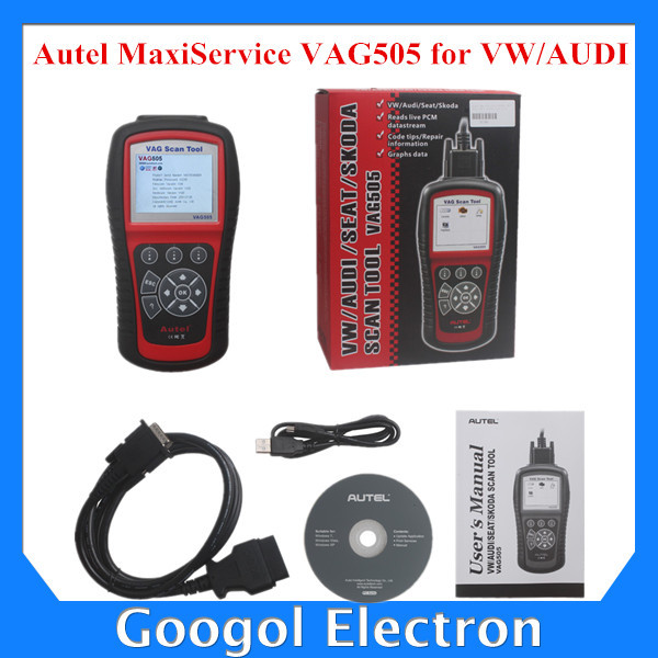 2015  Autel MaxiService VAG505 Autel VAG 505  AUDI / VW / SEAT / SKODA  Autel VAG505 OBD2  