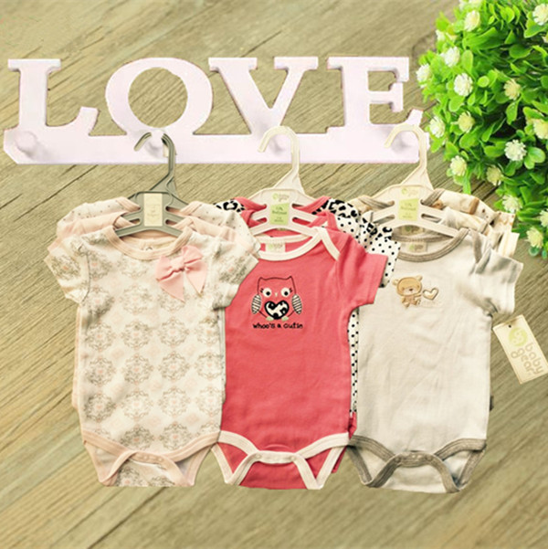 Baby Bodysuits Clothing Body Carters Original 2015 Summer Newborn Boy Girl 100 Cotton Next Infant Cartoon