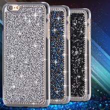 Superb! 3D Block Diamond Case For Apple iphone 6 Plus 5’5 Tough Rhinestone Back Protective Cover Cell Mobile Phone Accessories