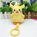 New BIBI Mobiles Rattle Pikachu Stuffed Toy Baby Rattles Pikachu Toys Infant Stroller Crib Hanging Plush