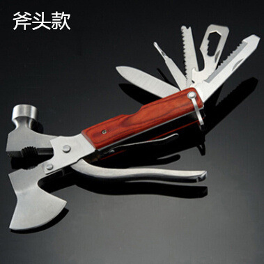 Stainless steel claw hammer knife edc tools outdoor camping multifunctional tool survival knife browning