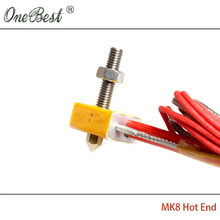 3D Printer Accessories Extruder MK8 Hot End Kit DIY Extrusion Printhead 12V 40W Heating Temperature Accessories