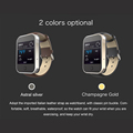 Genuine Leather Android 4 3 OS Smart Watch Bluetooth Smart Watch Phone with SIM Slot 1
