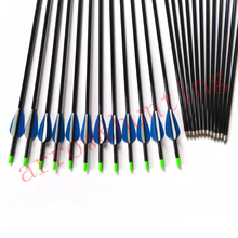 Archery carbon recurve bow arrow 24 pcs a lot 81cm length 4.2mm spine for hunting