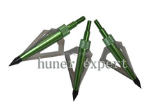 free shiping 24pcs archery compound bow carbon arrows arrowhead 3 blade 125 grain arrow tip steel arrow point