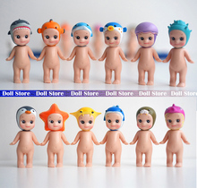 12 unids/set 7 cm ángel del Sonny figura de acción de los cabritos juguetes para niñas muñecas Sonny ángel Kewpie serie animal marino