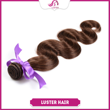 New Grade 7a Unprocessed Virgin Brazilian Hair Body Wave Light Brown Brazilian 100% human Hair Free Shipping