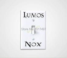 6 комплектов Lumos Nox Свет стикер переключателя, творческий стикер Switch Винил Гарри Поттер бесплатная доставка