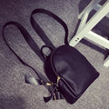 2016 New Fashion Small Backpack Women Korean Style MINI Zipper Bag Dyapack Backside Zipper Designer Simple