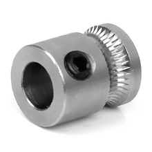 GTFS MK8 Extruder Drive Gear 5mm Bore for 1 75mm Filament 3D Printer Silver
