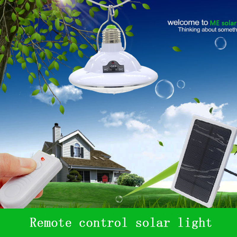 Multi-functional Solar Lamp Super Bright 22 LED Dimmable Night light with Remote Controller for Patio Garage Gazebo Hallway Roof