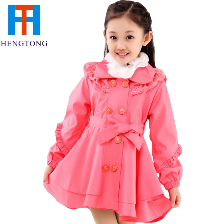 Retail New 2015 Children Outerwear Spring Autumn Princess Girls Jackets Child Coats Winter Baby Girls Clothing Kids Clothes
