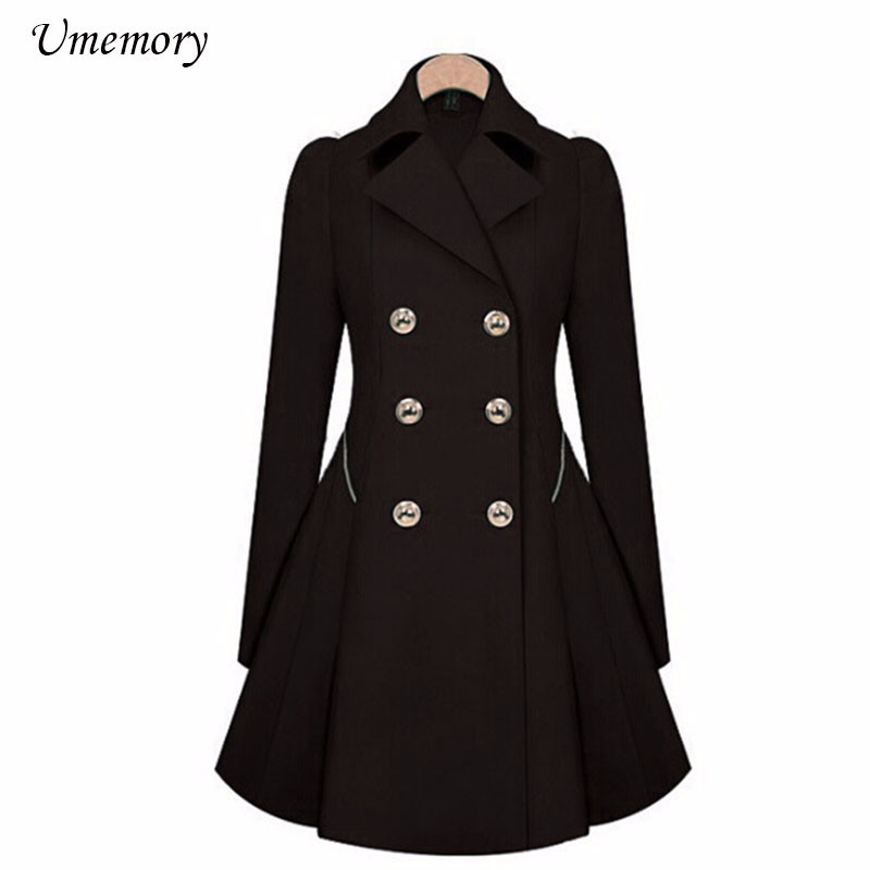 2015 Women Autumn Winter Woolen Long Sleeve Overcoat Designer Slim Fit Coat Zanzea Femininas Clothes S-XXL (12)