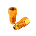 2PCS Vacuum Pump Hose Adapter Fit Converts R12 to R134a gauge Air Conditioning 2016