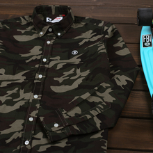 Aape spring and autumn male long-sleeve shirt vintage Camouflage Oxford silk cloth 100% cotton shirt