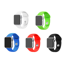 Soft watchband Strap Bracelet Band Silicone Fitness Replacement For Apple Watch Sport Edition 42mm