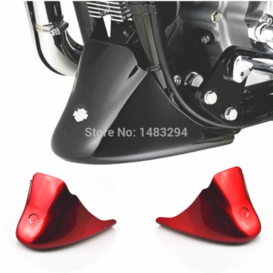 Vivid-Red-Front-Bottom-Spoiler-Mudguard-Cover-Kit-Fits-For-Harley-Sportster-1200-XL-Iron-883