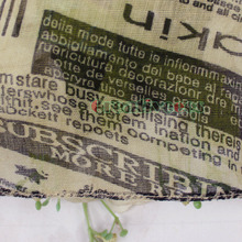 Newspaper UK Union Jack Print Long Scarf Infinity 2 Loop Cowl Scarf
