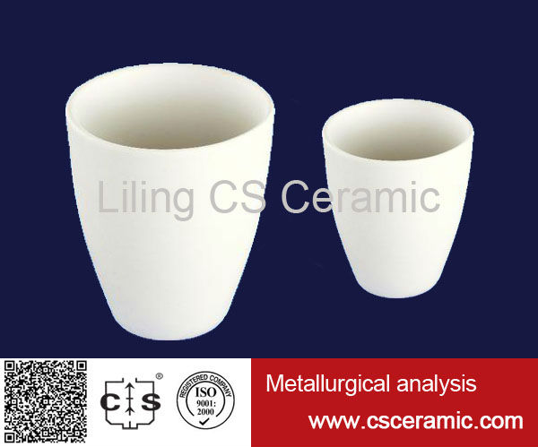 500ml porcelain crucible unglazed for laboratory