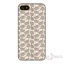 For iphone 4/4s 5/5s 5c SE 6/6s plus ipod touch 4/5/6 back skins mobile cellphone cases cover Pusheen the Cat cute cats