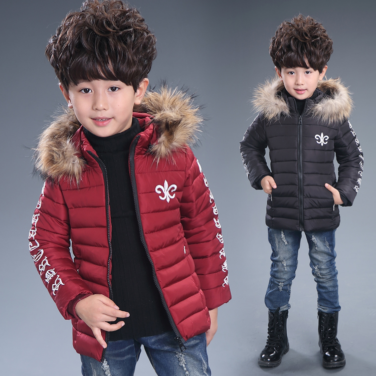 New Brand 2015 Winter Clothes Children Jackets Boys Winter Hooded Coats Kids Down Coats Warm Winter Jacket Long Sleeve Outerwear