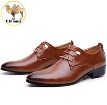 Men Genuine Leather Shoes Male Lace-up Pointed Toe WaterProof Fashion Soft Summer Breathable Wedding Business Shoes For Mens