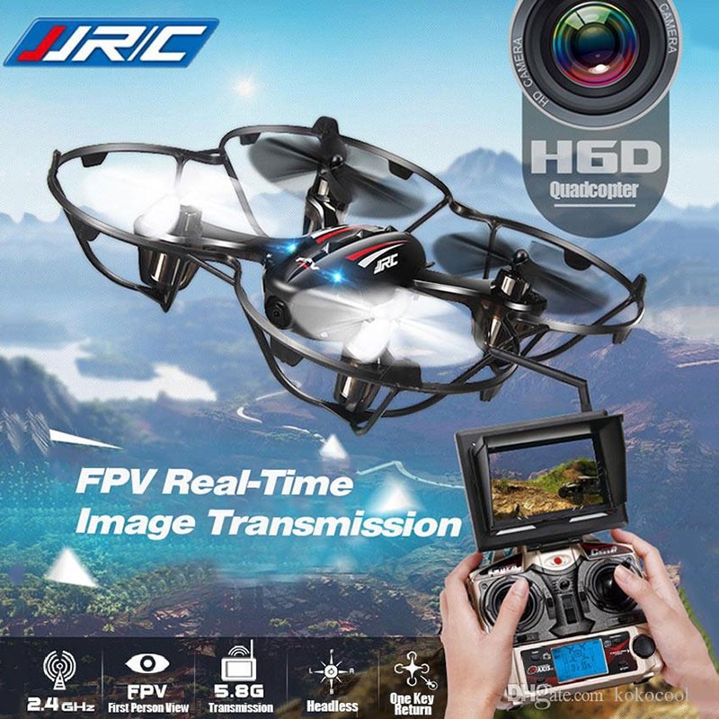 JJRC H6D 5 8G FPV RC font b Drone b font One Key Return RC Quadcopter