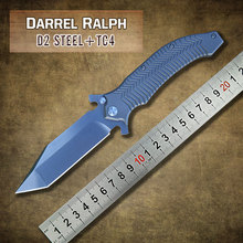 Jabalí Darrel Ralph DDR AXD 5.5 the Expendables de titanio D2 campamento hunt exterior supervivencia cuchillo de bolsillo plegable táctico de cojinete de herramientas
