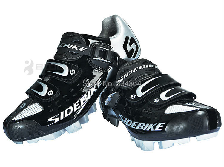 Black Racing Mountain Bike Shoes Men Sports Cycling Shoes Breathable Velcro Scarpe MTB Zapatillas Bicicleta Bicycle Shoes