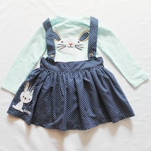 2014 spring new girl s favorite sweet wind strap dress shirt Girl Dress