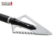 1 pcs Archery Arrow Tips 100GR 4 Blades and Hunting Arrow Broadheads for Bow and Arrow