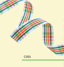 1.5″ inch 38mm Christmas tartan plaid ribbon