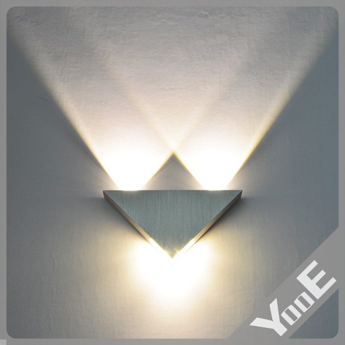 Indoor 3W LED Wall Lamp AC110 220V Acrylic Abajur material Aluminum Sconce bedroom Decorate Wall Light