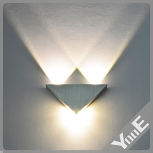 Indoor 3W LED Wall Lamp AC110 220V Acrylic Abajur material Aluminum Sconce bedroom Decorate Wall Light