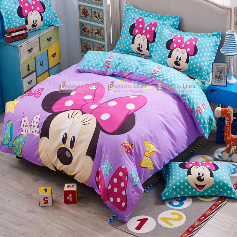 Hohe qualität groÃhandel mickey minnie maus bettwäsche aus ...