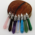 Splendid Amethyst Divination Reiki Healing Quartz Bead Pendant for Real 51UA