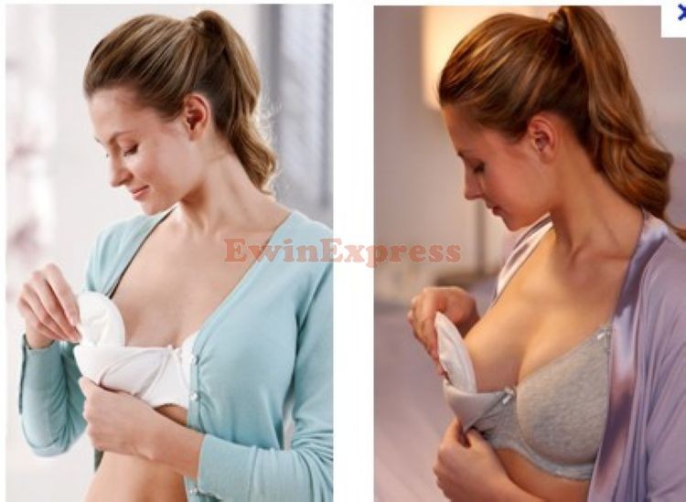 White Breastfeeding Pads Absorbent Nursing Baby Healthy (8)