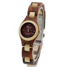 2014 nuevos colores moda Wood reloj pulsera para mujeres Stock hechos a mano pulsera moda los relojes