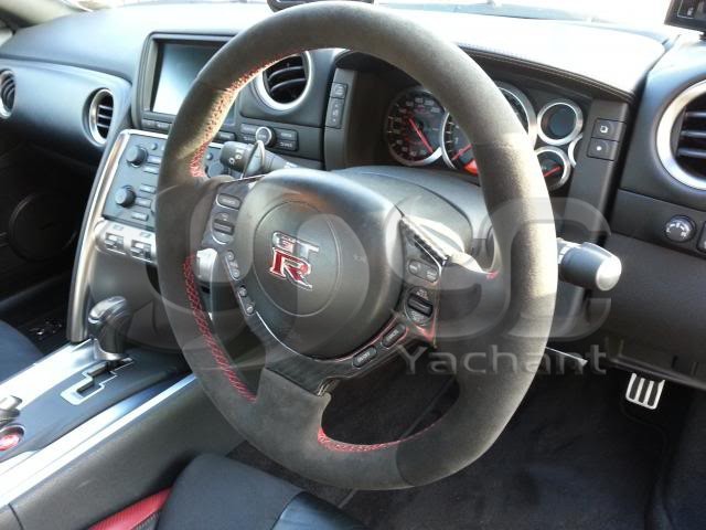 2008-2014 Nissan R35 GTR CBA DBA Steering Wheel Trim Cover FCF (10)