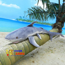 stuffed animal 100cm shark Blue shark plush toy doll w654