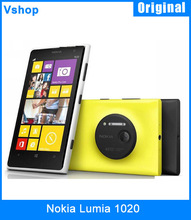 Original Nokia Lumia 1020 Smartphone 41.0 MP Dual Core 2000mAh Dual Camera GSM&WCDMA ROM 32GB+RAM 2GB